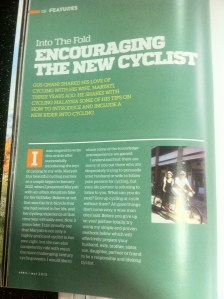 Article published in Cycling Malaysia