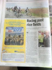 About Kedah Century Ride 28/Mar/2015 in The Star newspaper