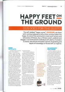 Happy Runner in Running Malaysia magazine