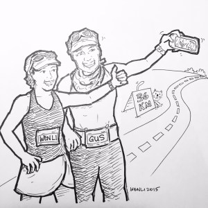 No run is complete without a Selfie!