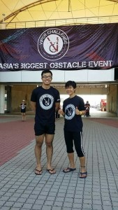 Any physical challenge will do for Lorna Ling (R)