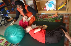 Physiotherapy for the physically disabled children