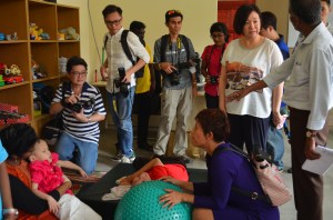 Media Tour of the facilities